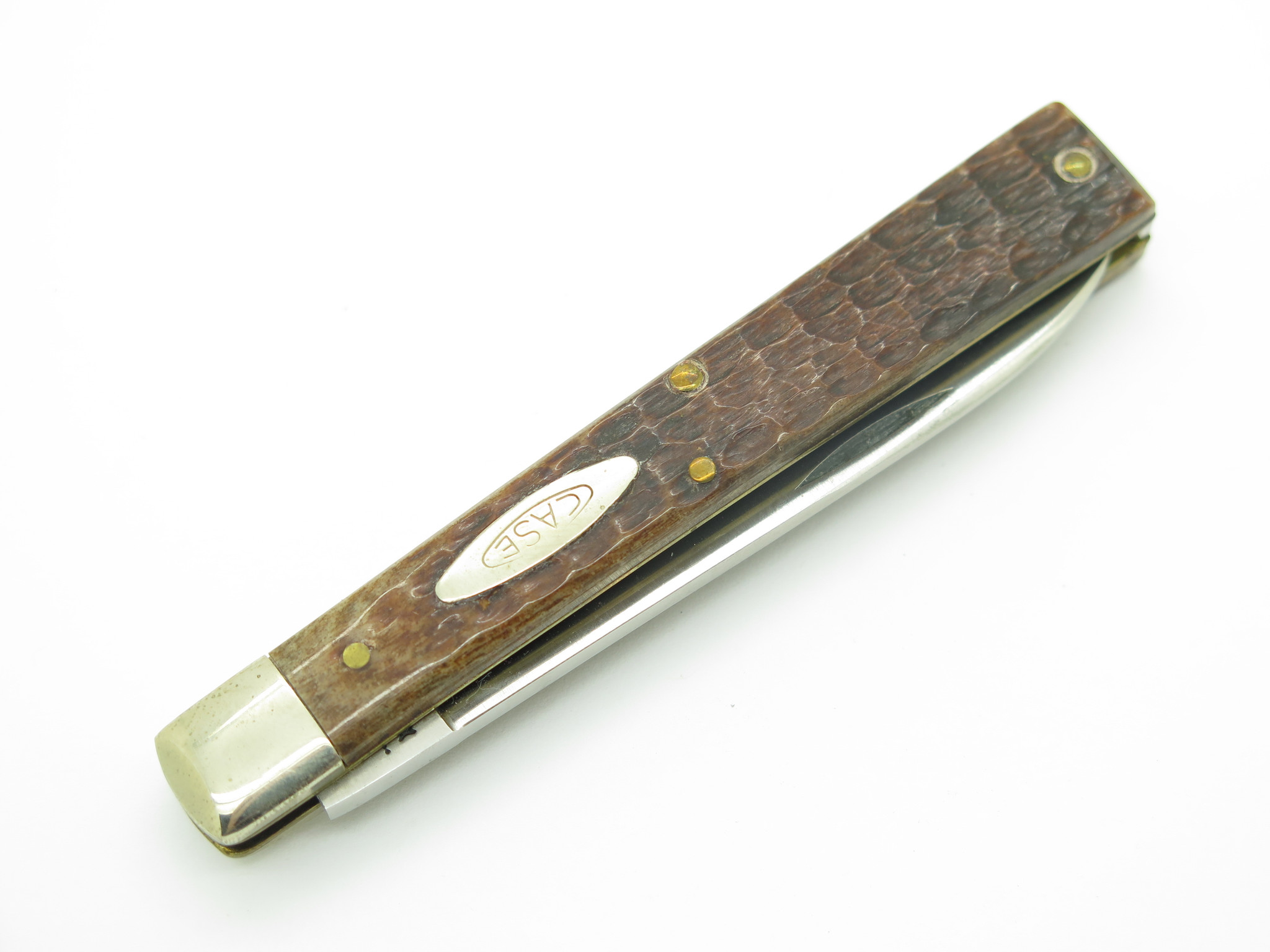 Vintage 1980 Case XX 6185 Doctor Jigged Bone Handle Folding Pocket