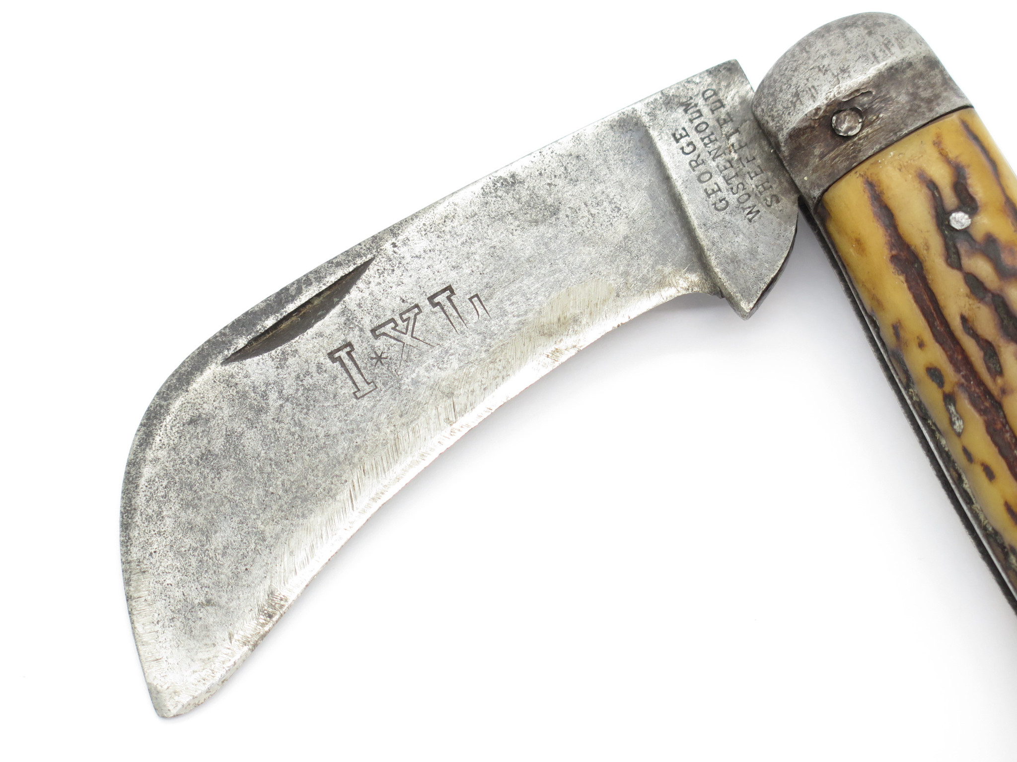 Antique IXL George Wostenholm Stag Sheffield Pruner 5