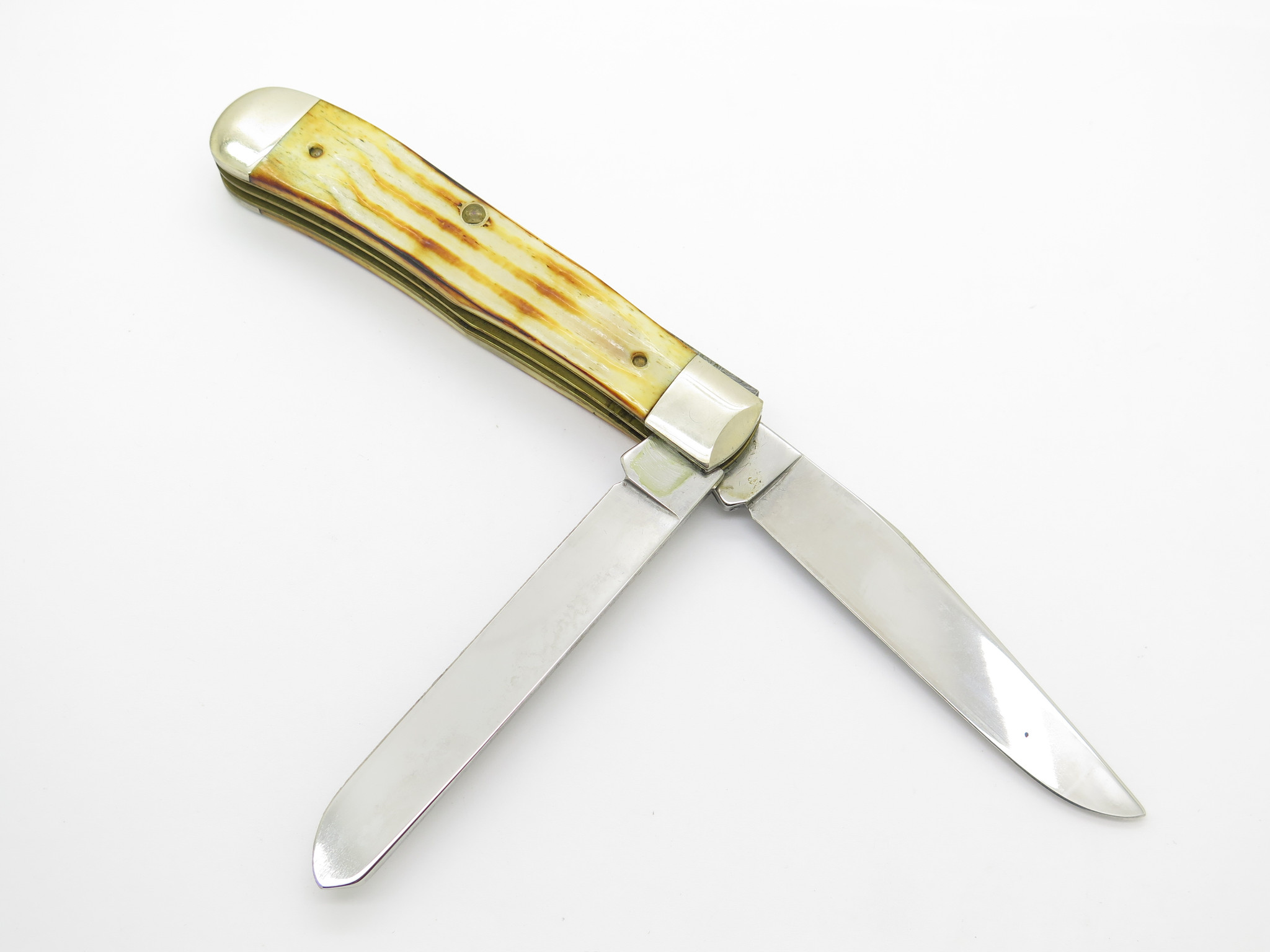 Vintage 1994 Case XX Folding Trapper Knife with Genuine 1995