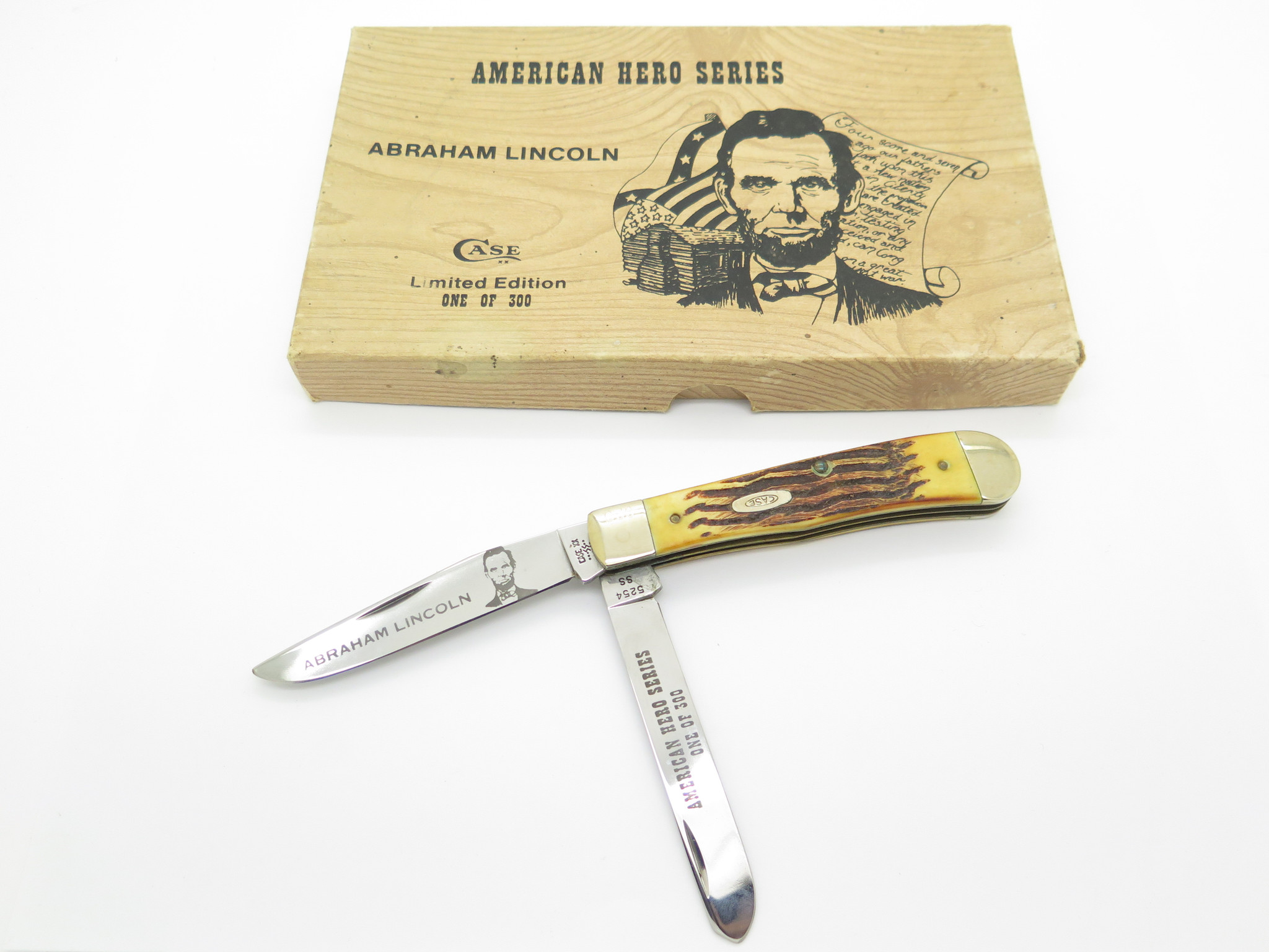 AneCan ＜貴重！＞合計85冊セット Vtg 1985 Case XX 5254 Trapper Abraham Lincoln Commemorative