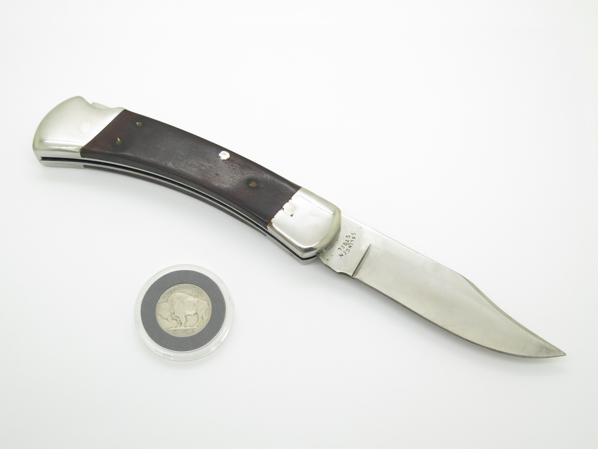Vintage Cherokee Solingen Steel Folding Hunter Knife & 1935