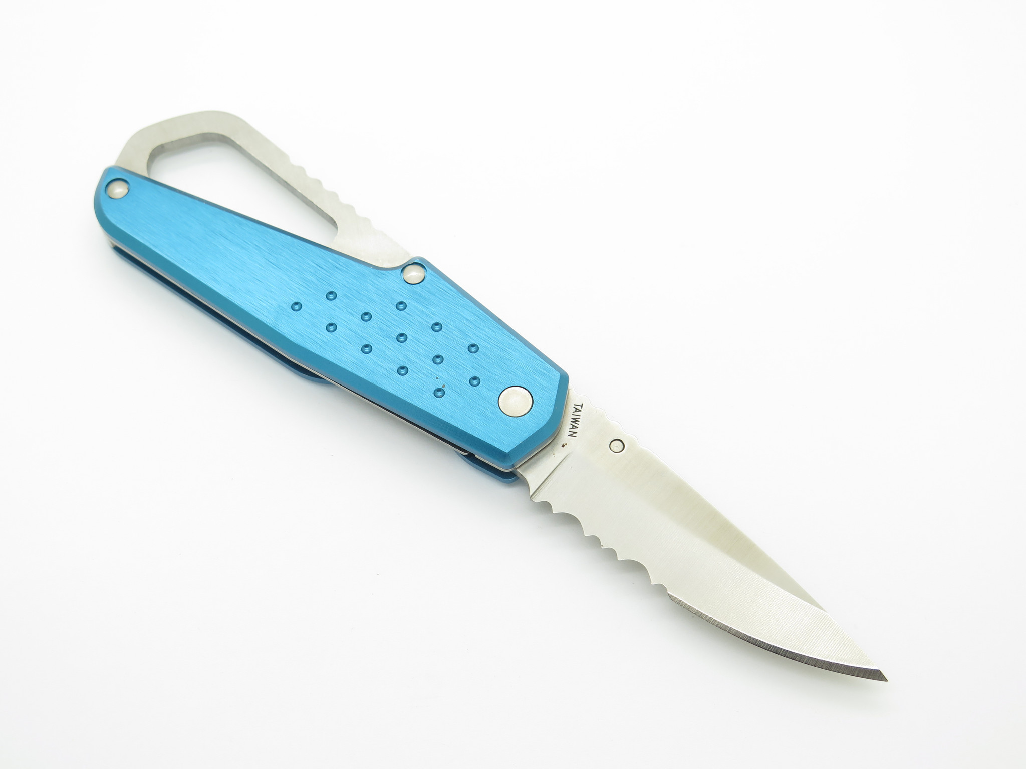 Buck Whittaker 752T Approach Blue Aluminum Handle Folding