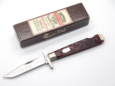 1992 Queen 04181l Classic Cheetah Style Swing Guard Folding Knife