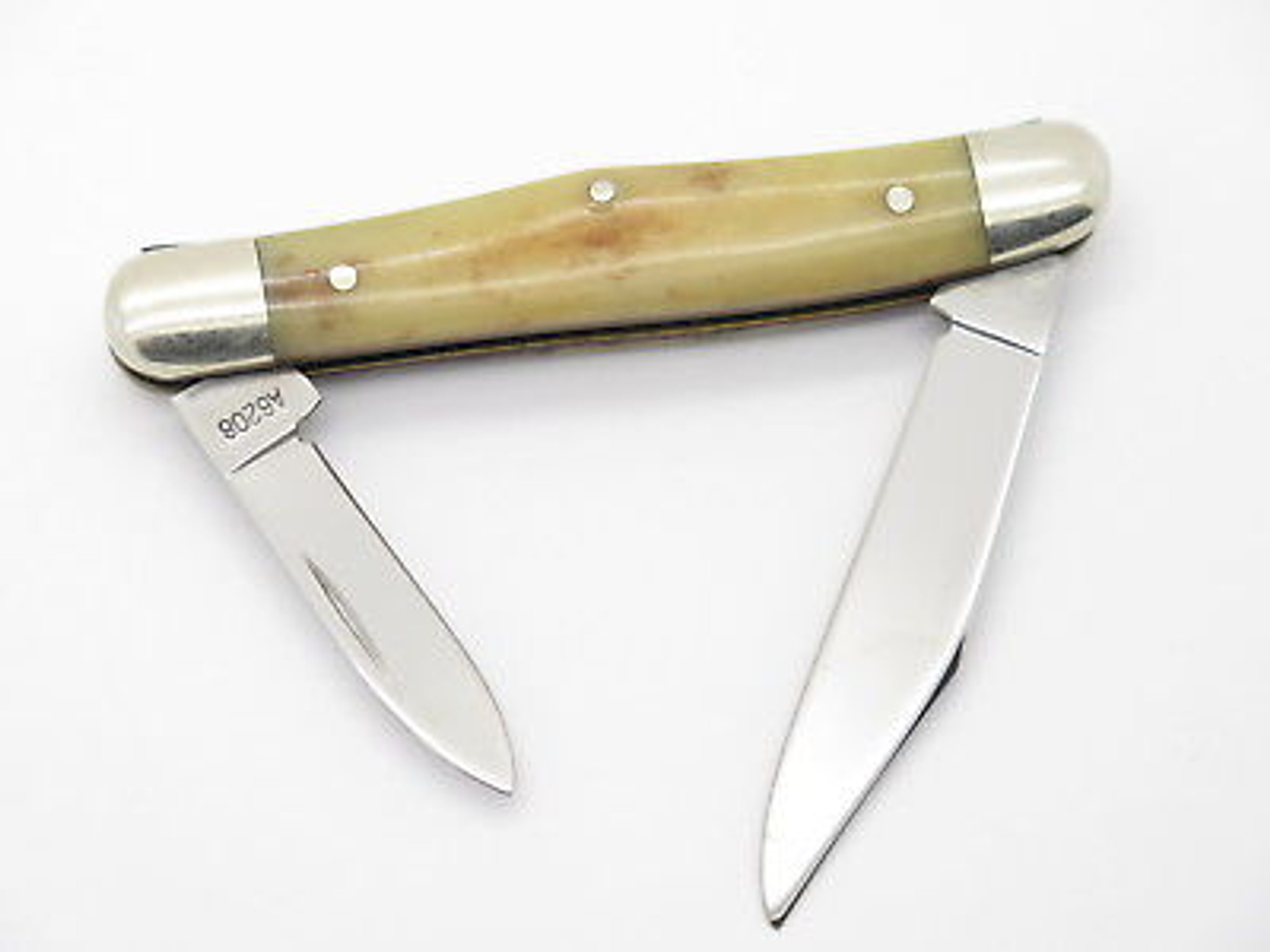 Vtg 1980 Case XX 6208 Half Whittler Appaloosa Bone Folding