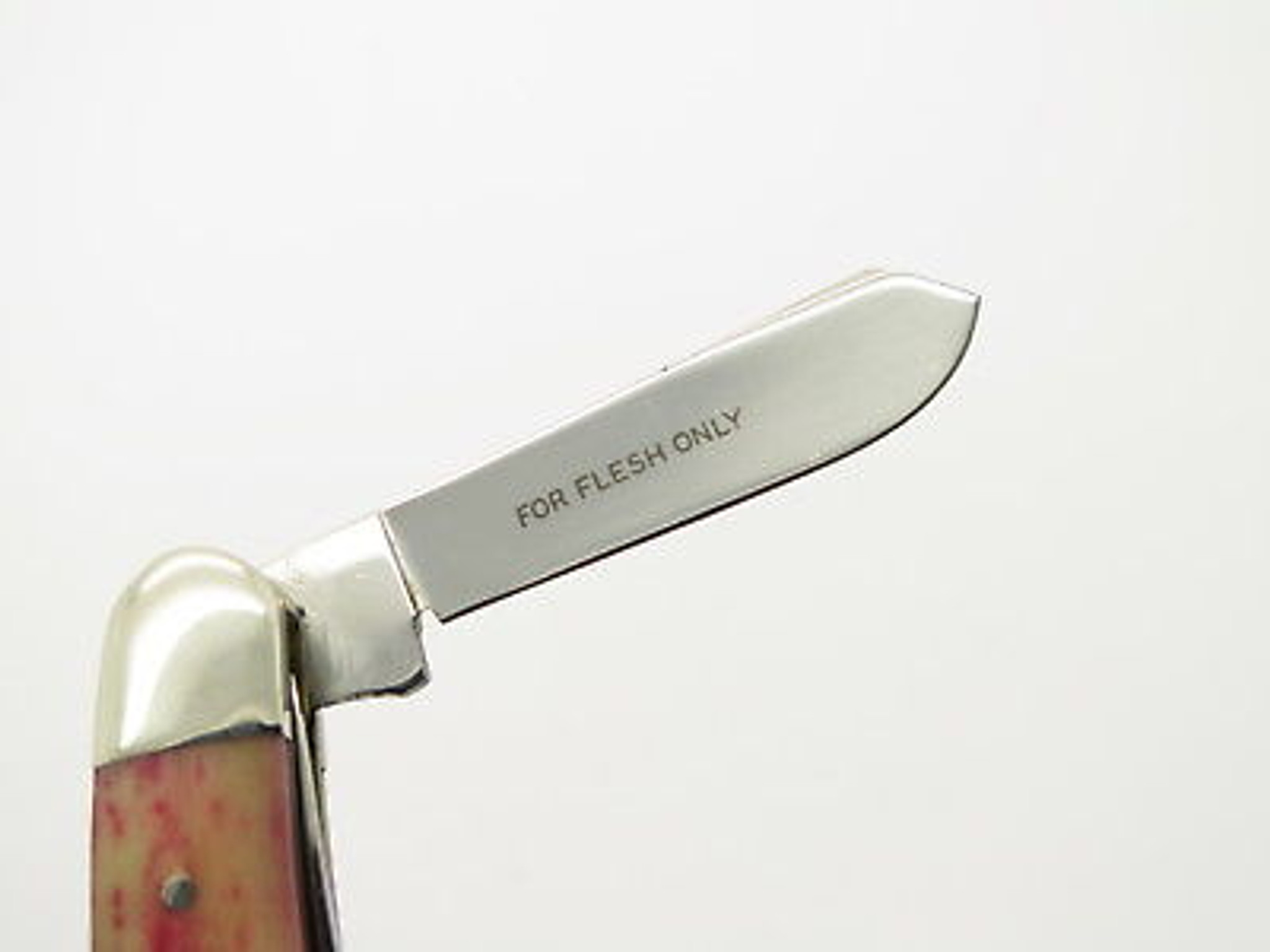 Vtg '80 Case XX 6347 1/2 Stockman Red Appaloosa Bone Folding