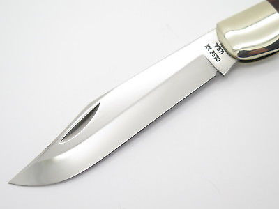 1976 Case XX 61050 Coke Bottle Folding Hunter Knife Jigged Wood