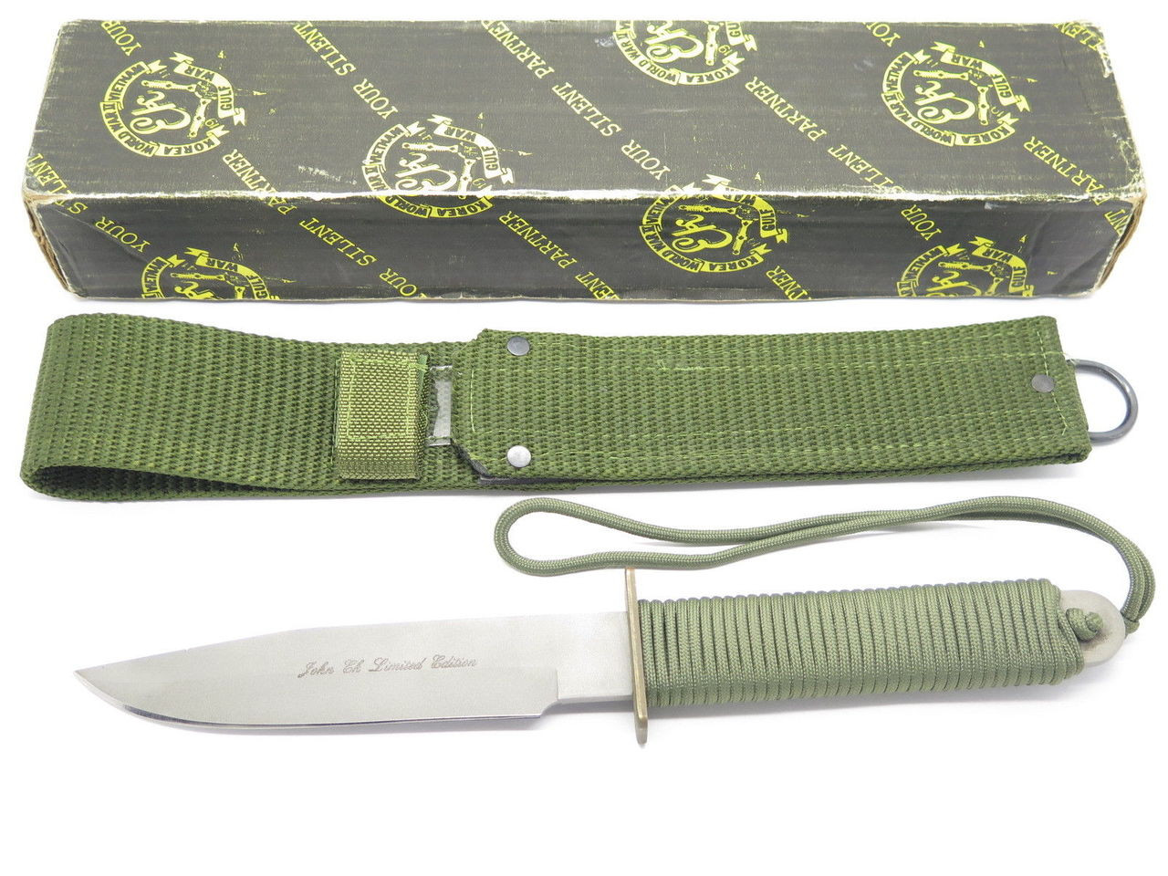 Vtg John Ek Limited Edition PB-5 Effingham USA Fixed Blade