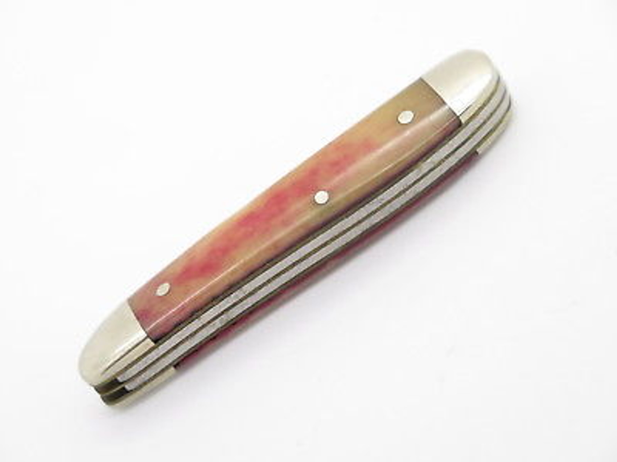 Vtg 1980 Case XX 6220 Red Appaloosa Bone Peanut Folding