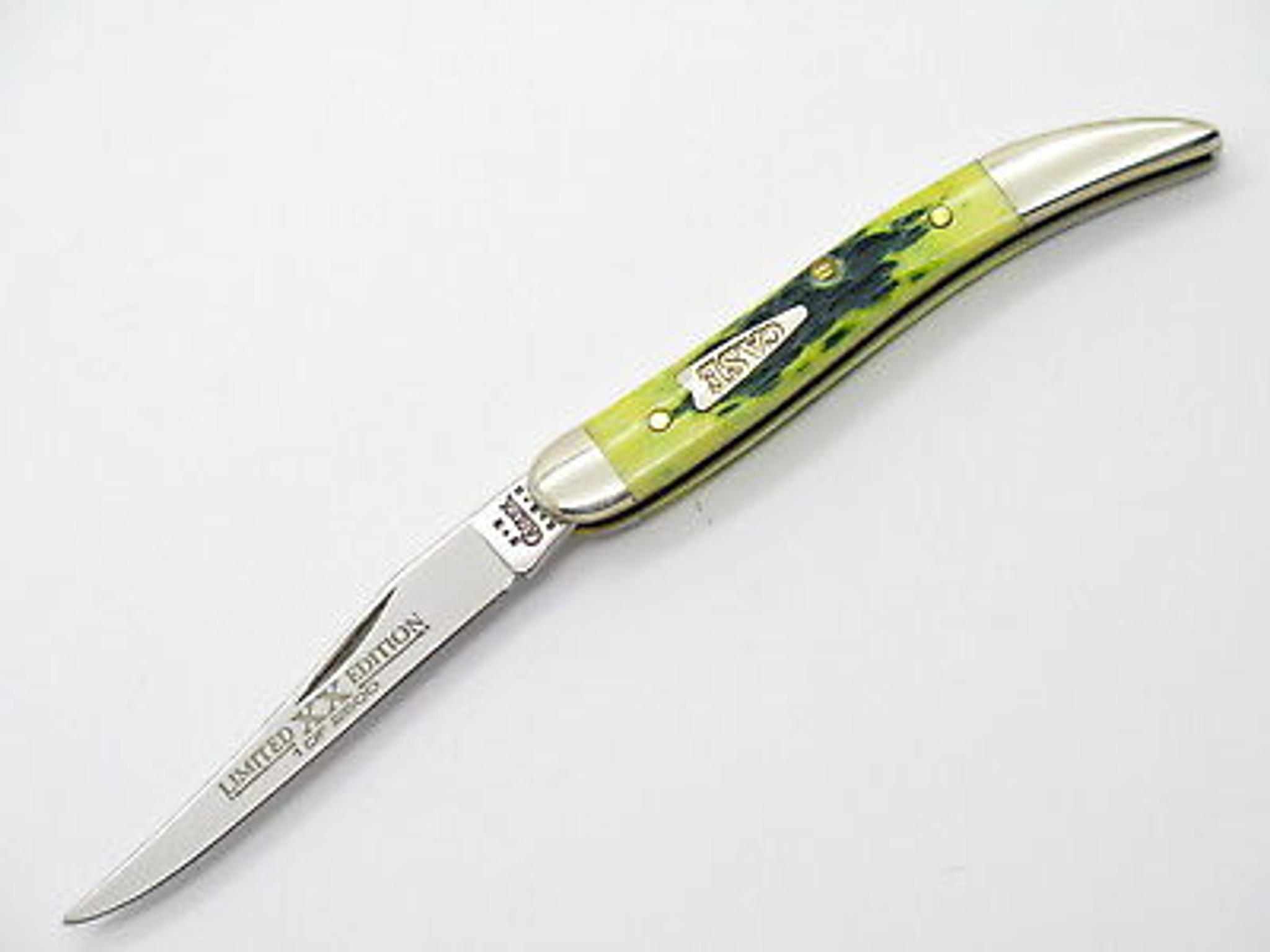 2002 Limited Case XX 610096 Lemon Lime Toothpick Folding