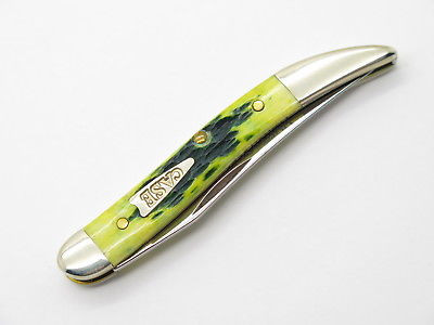 2002 Limited Case XX 610096 Lemon Lime Toothpick Folding Pocket