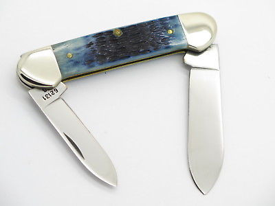 Furatsu98です 1998 Case XX 62131 Limited Blue Bone Canoe Folding Pocket Knife