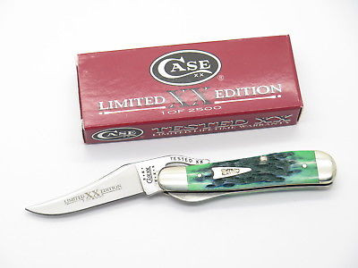2001 Limited Case XX 61953 Bluegrass Green Russlock Folding Pocket