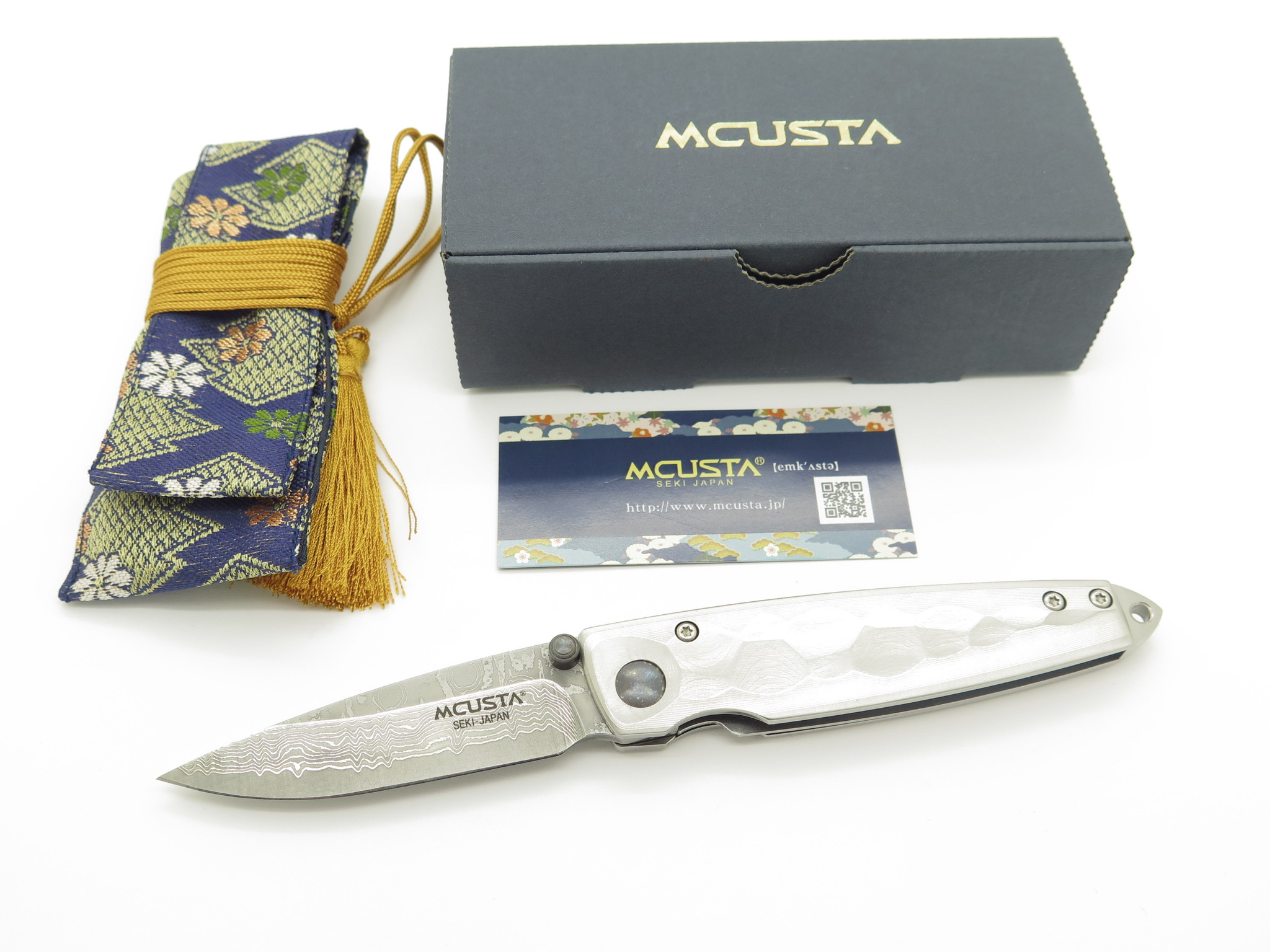 Mcusta Seki Japan Tsuchi MC-34D VG-10 Damascus Gentleman Folding