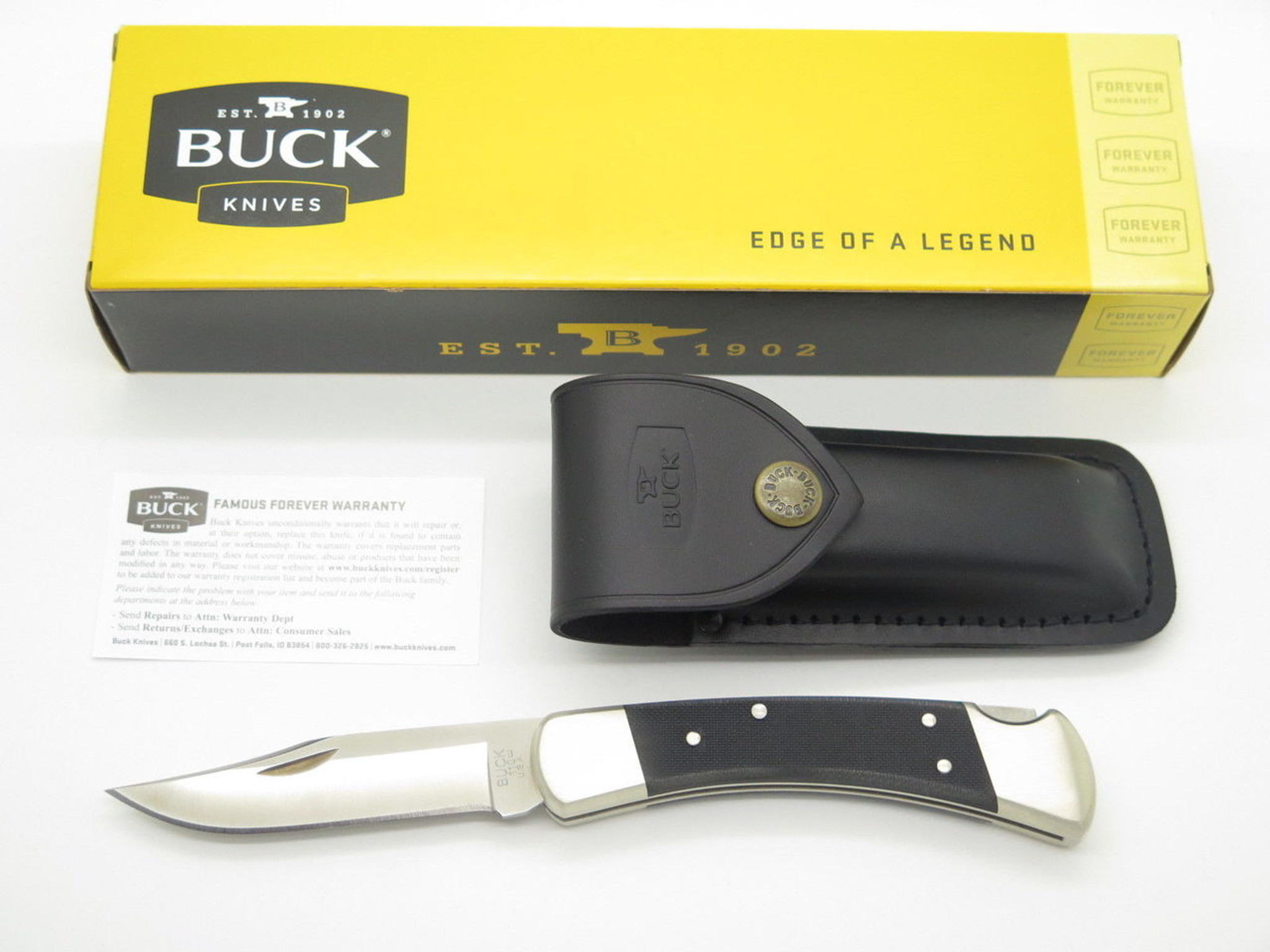 Buck 110 111bksns Pro Folding Hunter Lockback Knife Nickel Silver Black G10 S30v - 