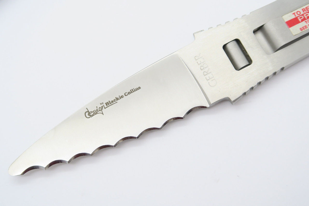 Vtg Gerber Portland OR USA River Runner Dive Scuba Diving Rescue Dagger ...