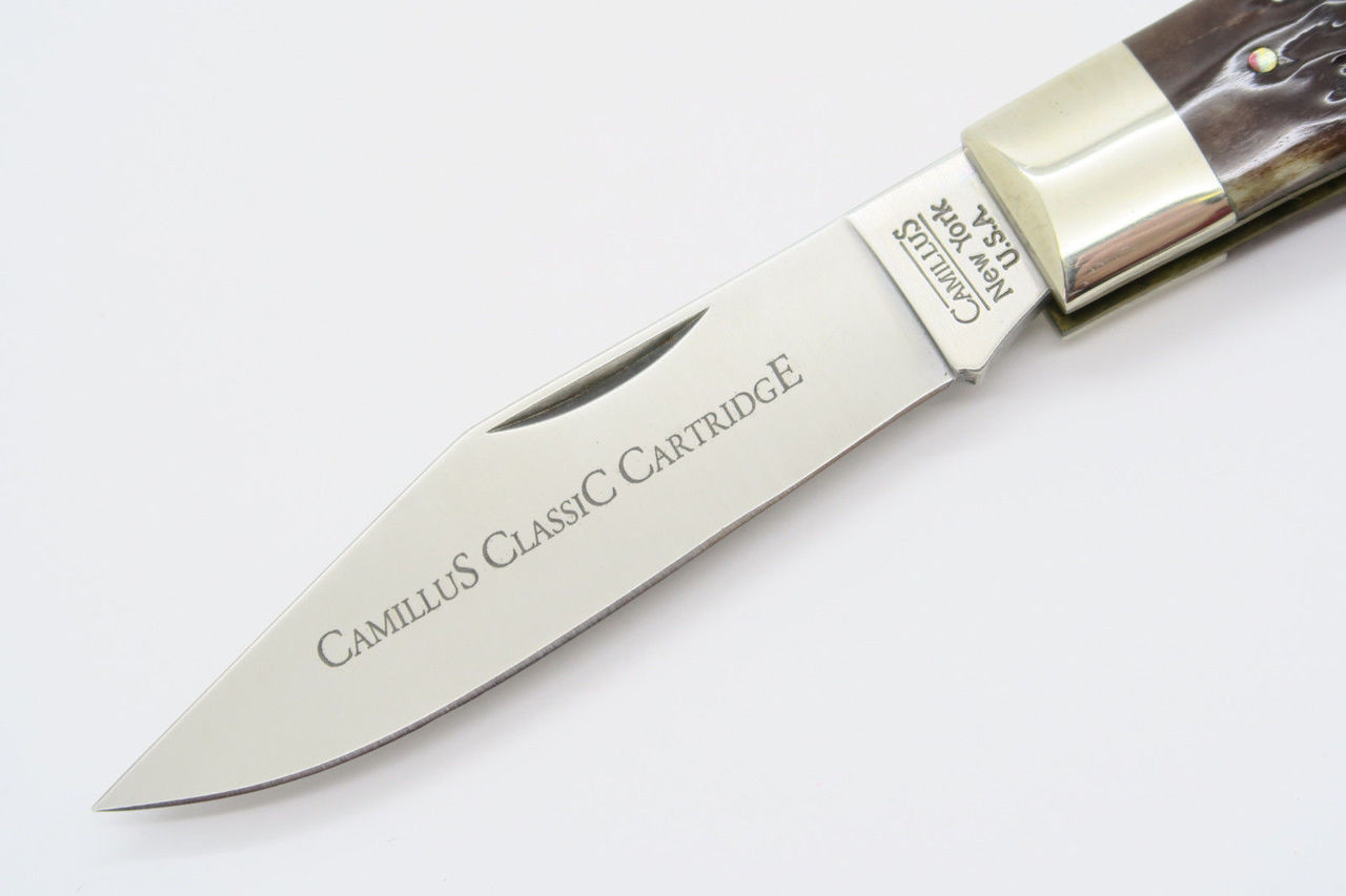 Vintage Camillus USA CCC-6 Cartridge 44 Remington Lockback Folding