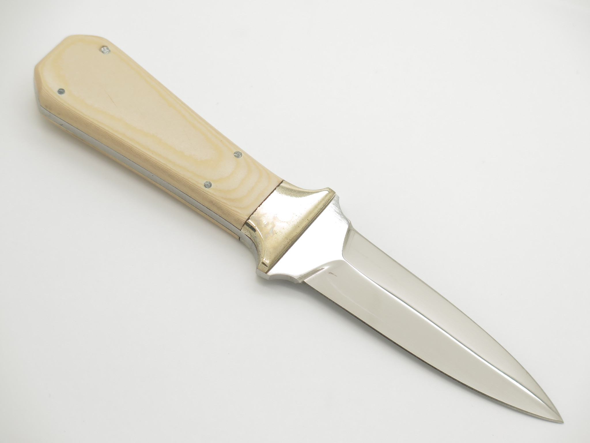 Vtg Khyber Ka-bar 2751 Seki Japan Micarta Dagger Fixed Blade