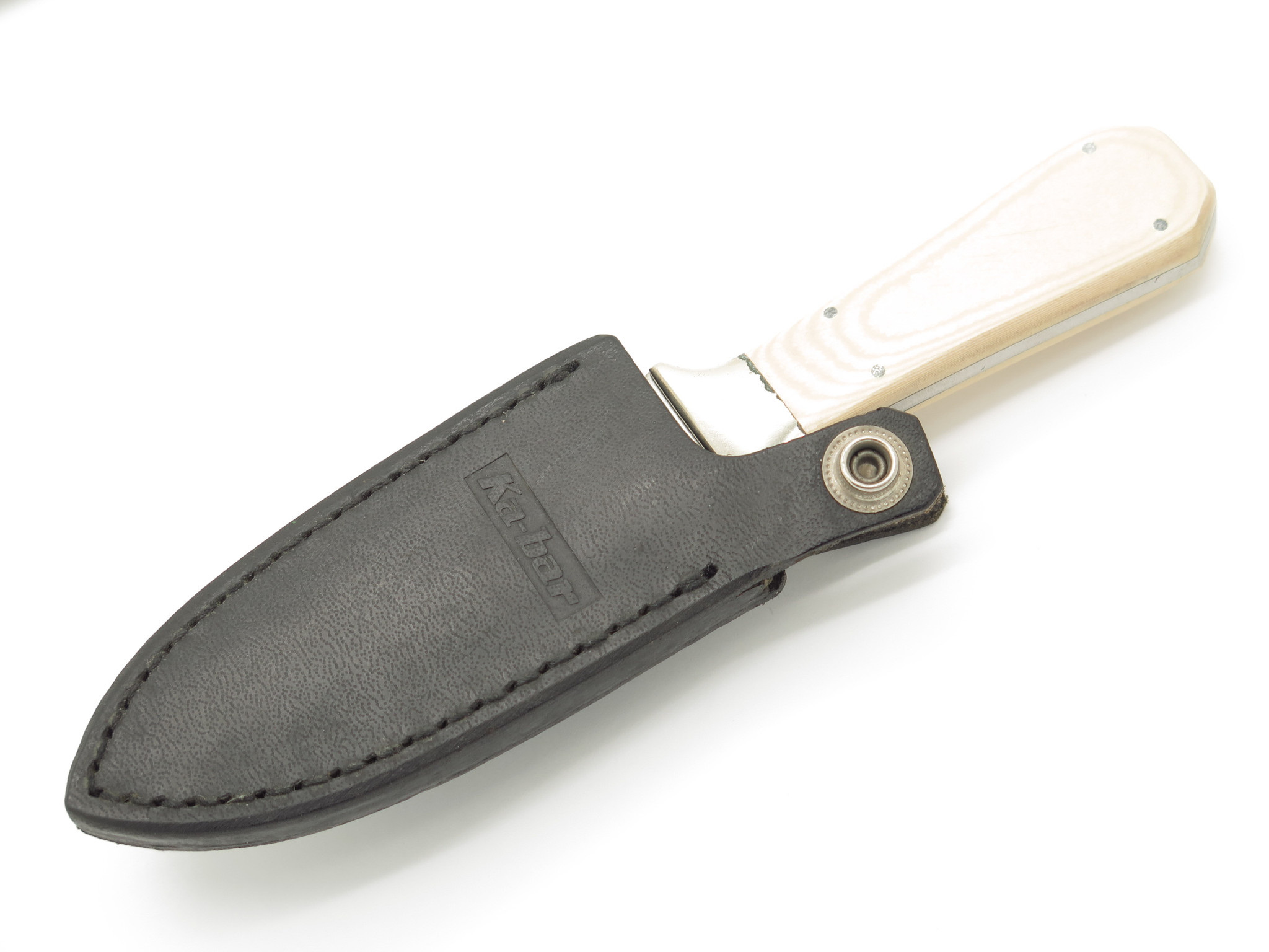 Vtg Khyber Ka-bar 2751 Seki Japan Micarta Dagger Fixed Blade
