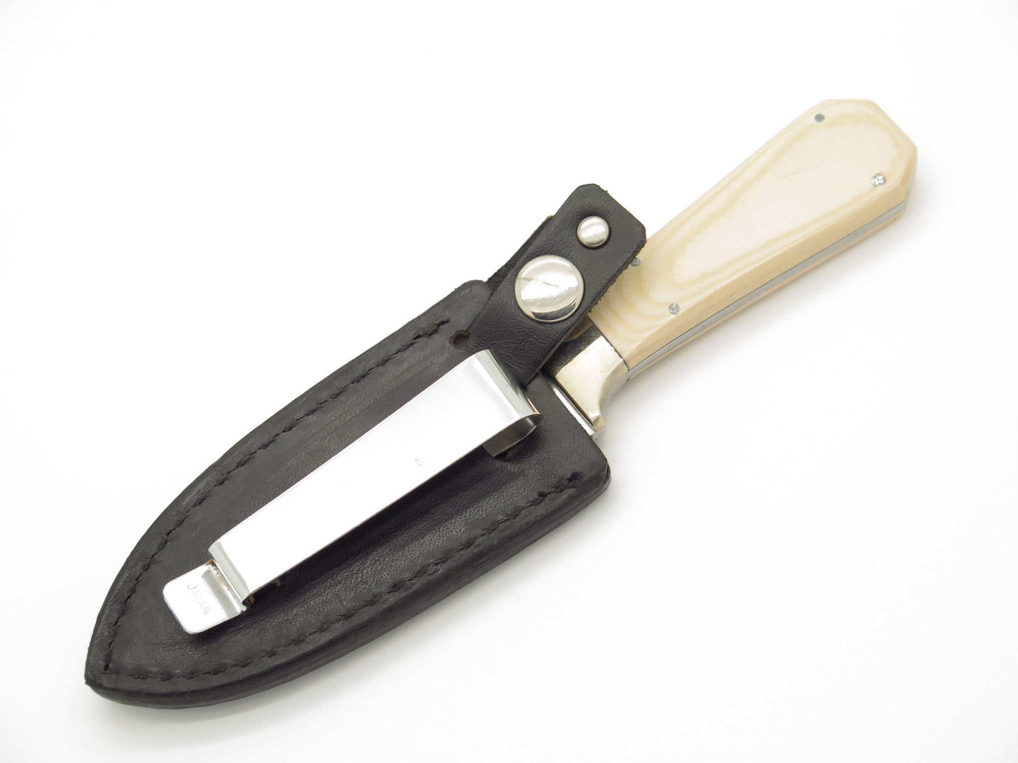 Vtg Khyber Ka-bar 2751 Seki Japan Micarta Dagger Fixed Blade Knife