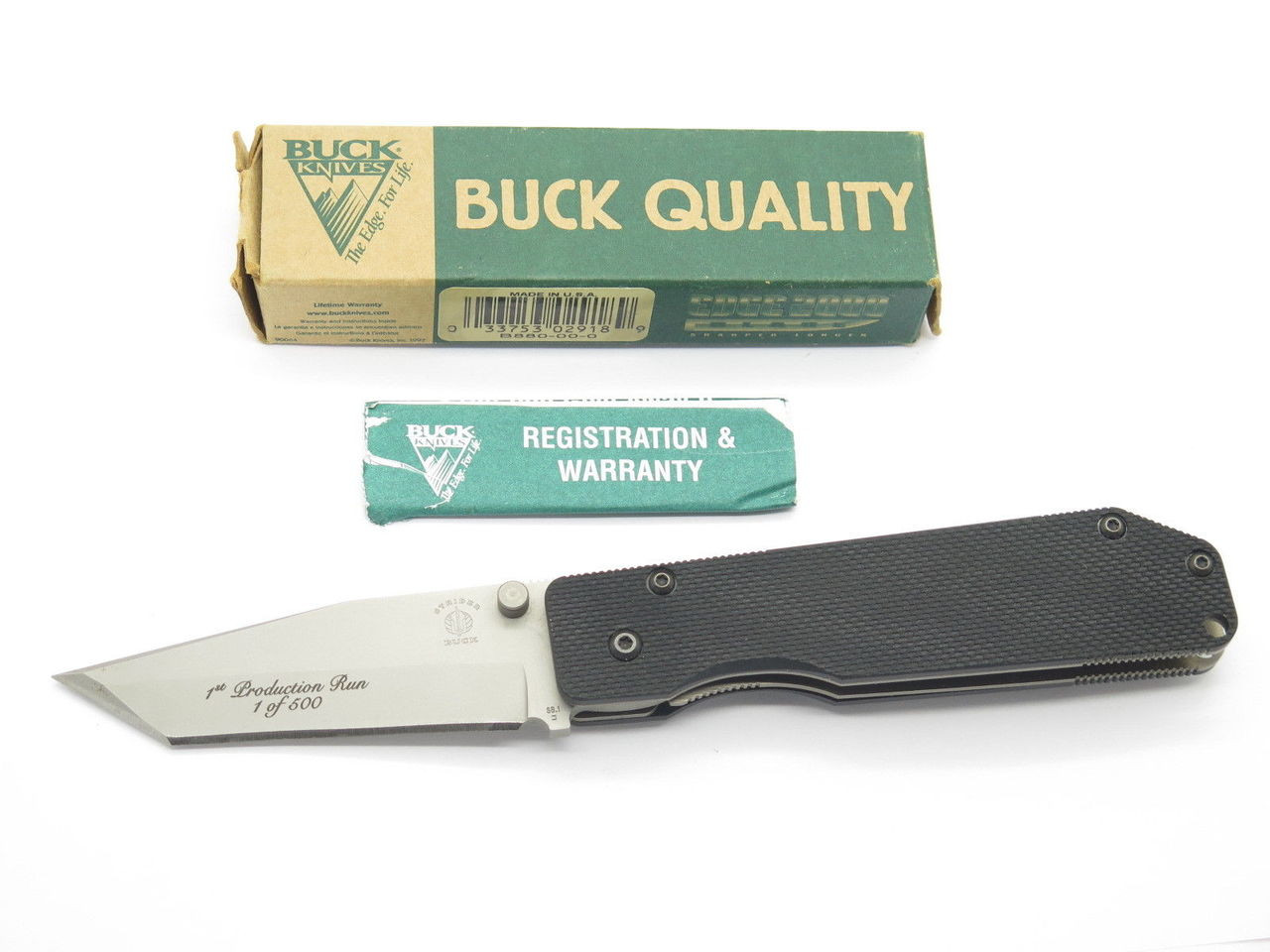 Buck 880 Strider BG-42 Tactical Folding Pocket Knife Limited  