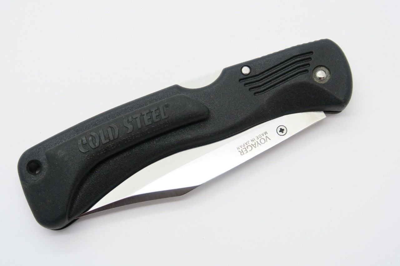 Vtg Cold Steel Voyager Seki Japan Medium Folding Hunter Lockback