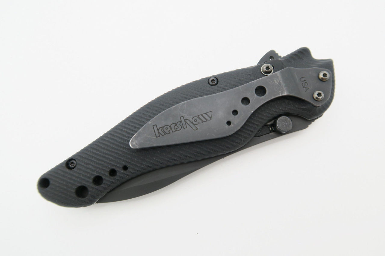 2005 Kershaw USA Spec Bump 1596 Black CPM154 Ken Onion Folding