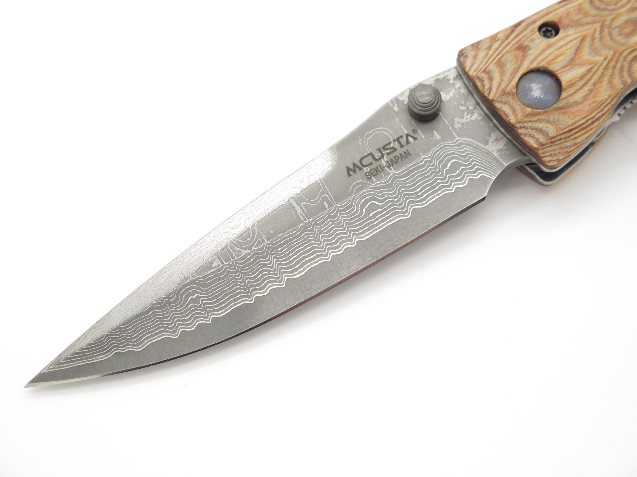Mcusta Seki Japan Hideyoshi MC-182D Wood & VG-10 Damascus Samurai