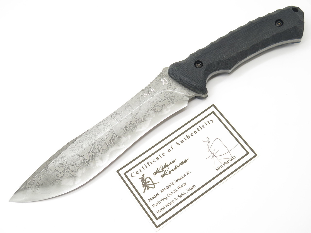 Kiku Matsuda KM-840B Nebura XL Seki Japan Custom Fixed Hunting