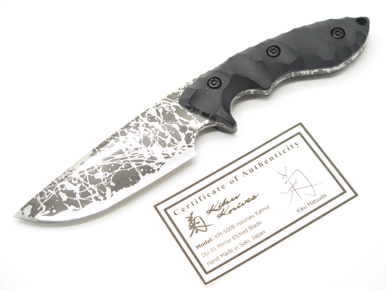 Kiku Matsuda KM-500B Master Hunter I Seki Japan Custom Mirror Etch