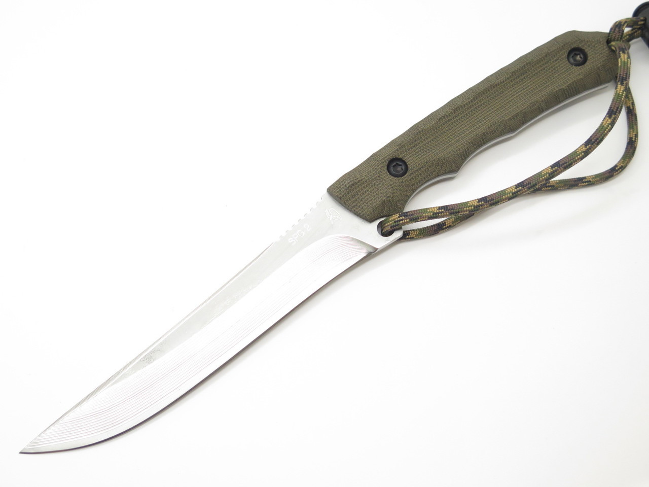 Kiku Matsuda KM-790 Damascus Seki Japan Custom Fixed Blade Hunting
