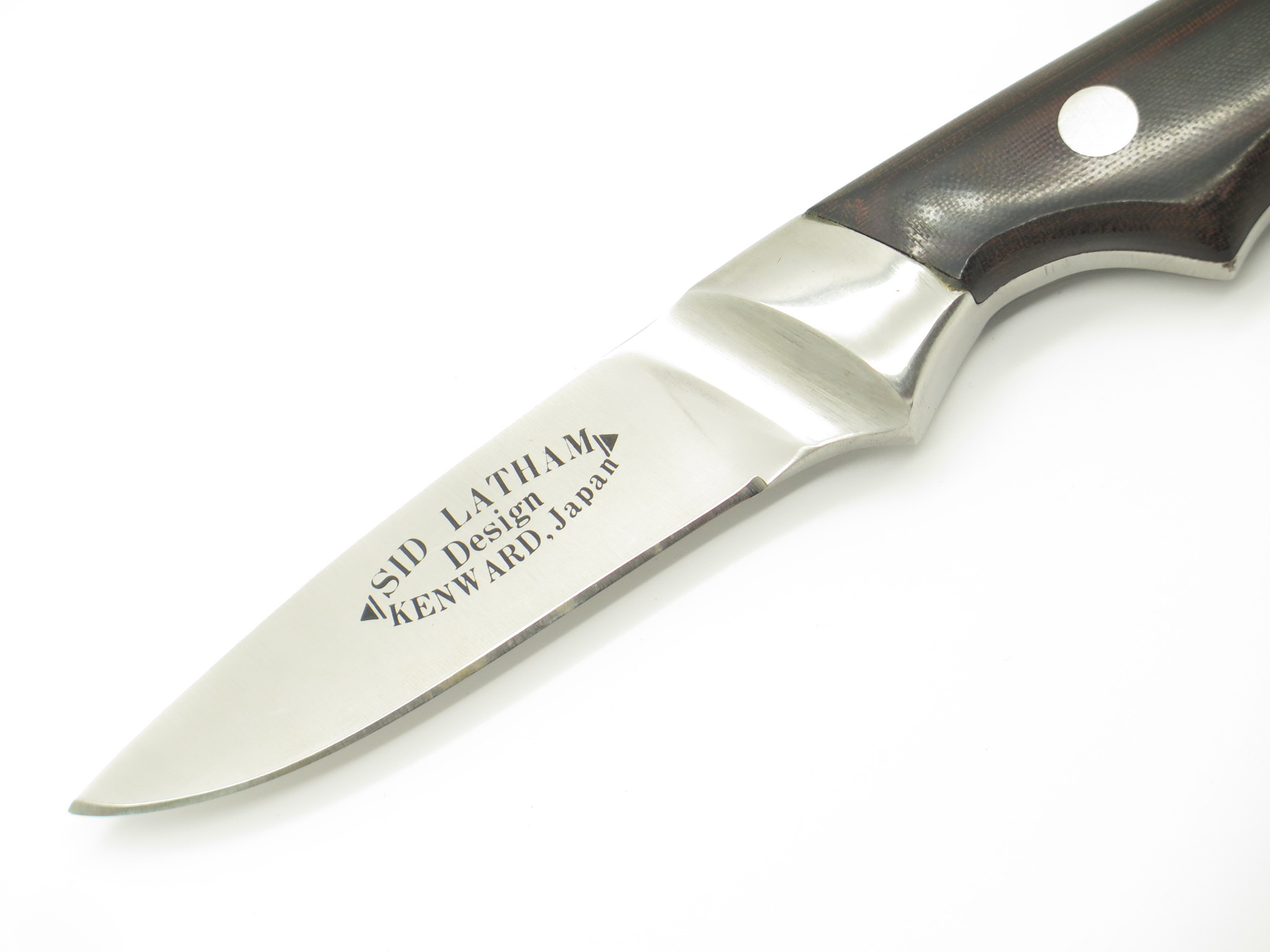 Vtg 1970s Kenward Sid Latham Seki Japan Custom AUS-10 Fixed Blade