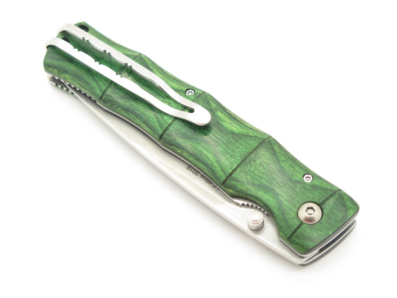 Mcusta MC-203G Seki Japan Green Bamboo SPG2 Linerlock Folding