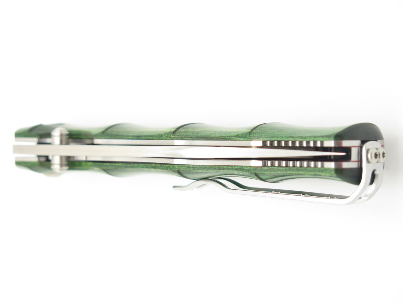 Mcusta MC-203G Seki Japan Green Bamboo SPG2 Linerlock Folding