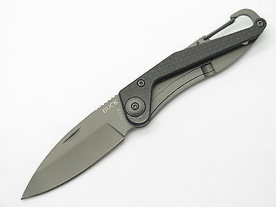 Buck 818 3818CFS Apex Ultralite Carabiner Carbon Fiber Folding