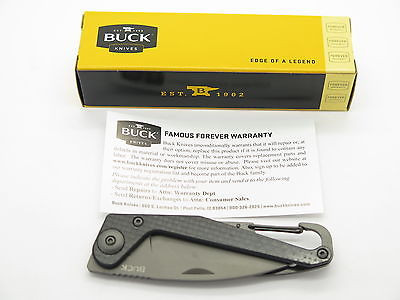 Buck 818 3818CFS Apex Ultralite Carabiner Carbon Fiber