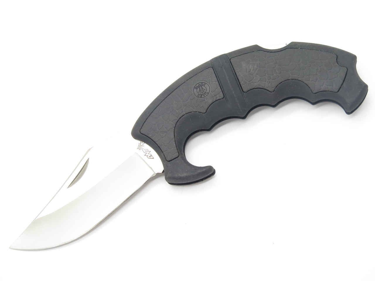 Vtg ANT-4 Black Devil 1 Seki Japan Large AUS-8 Folding Hunter