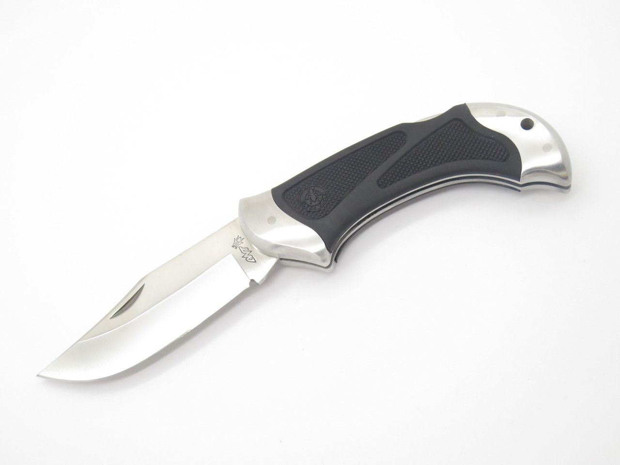 Vtg ANT-5 Silver Eagle Seki Japan Heavy Duty Lockback Folding