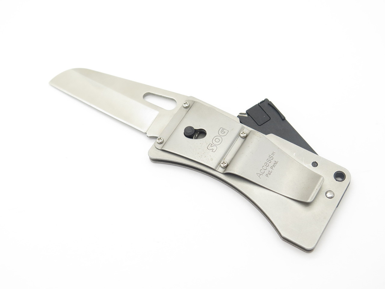 Sog Original Access Card Seki Japan Stainless Folding Pocket Knife