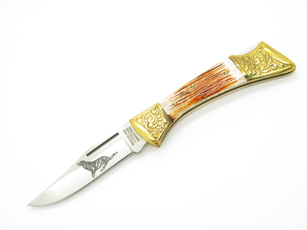 Vtg Parker Imai KF-266 Seki Japan Wildlife Sea Lion Folding Hunter