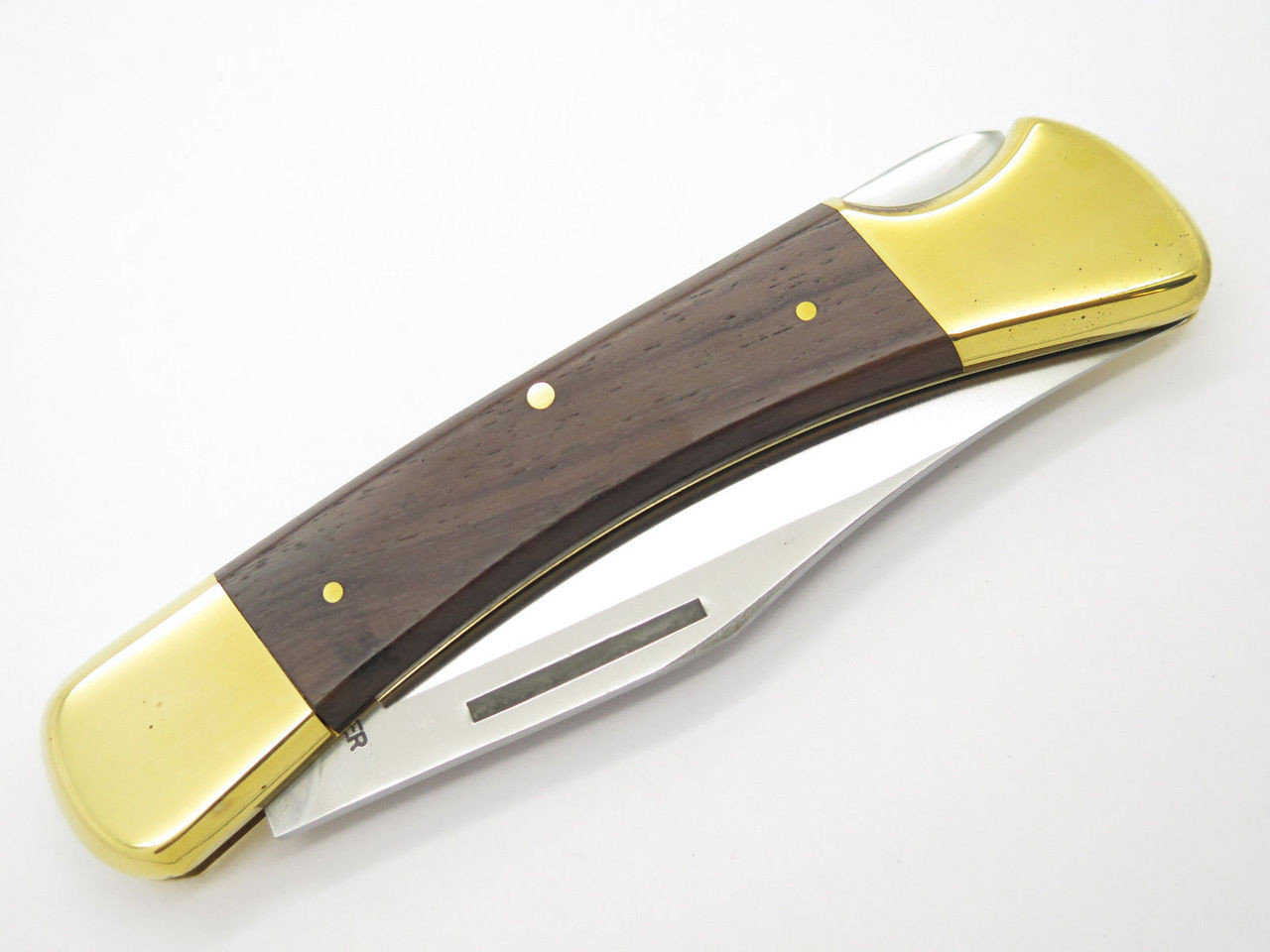 三*郎様 ロックソッカー Explorer 11-305 Seki Japan Folding Hunter Lockback Knife in Buck