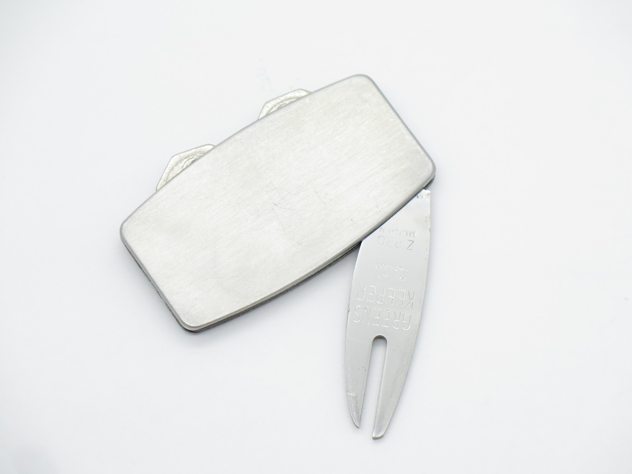 Vtg Zippo USA MSA Greenskeeper Folding Pocket Golf Divot Repair