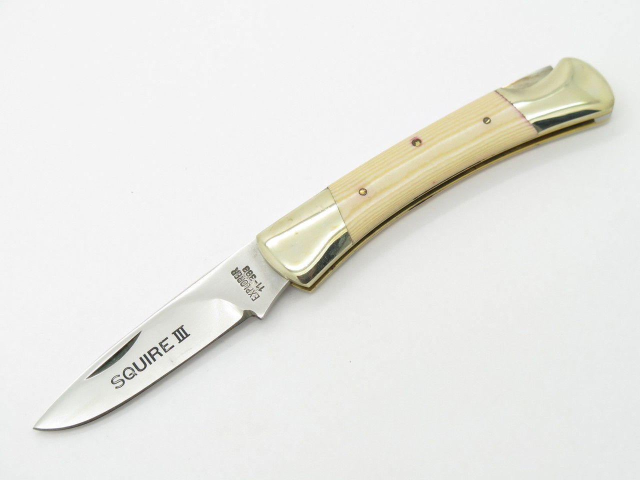 Gutmann Explorer 11-393 Seki Japan Squire III Micarta Pocket Knife