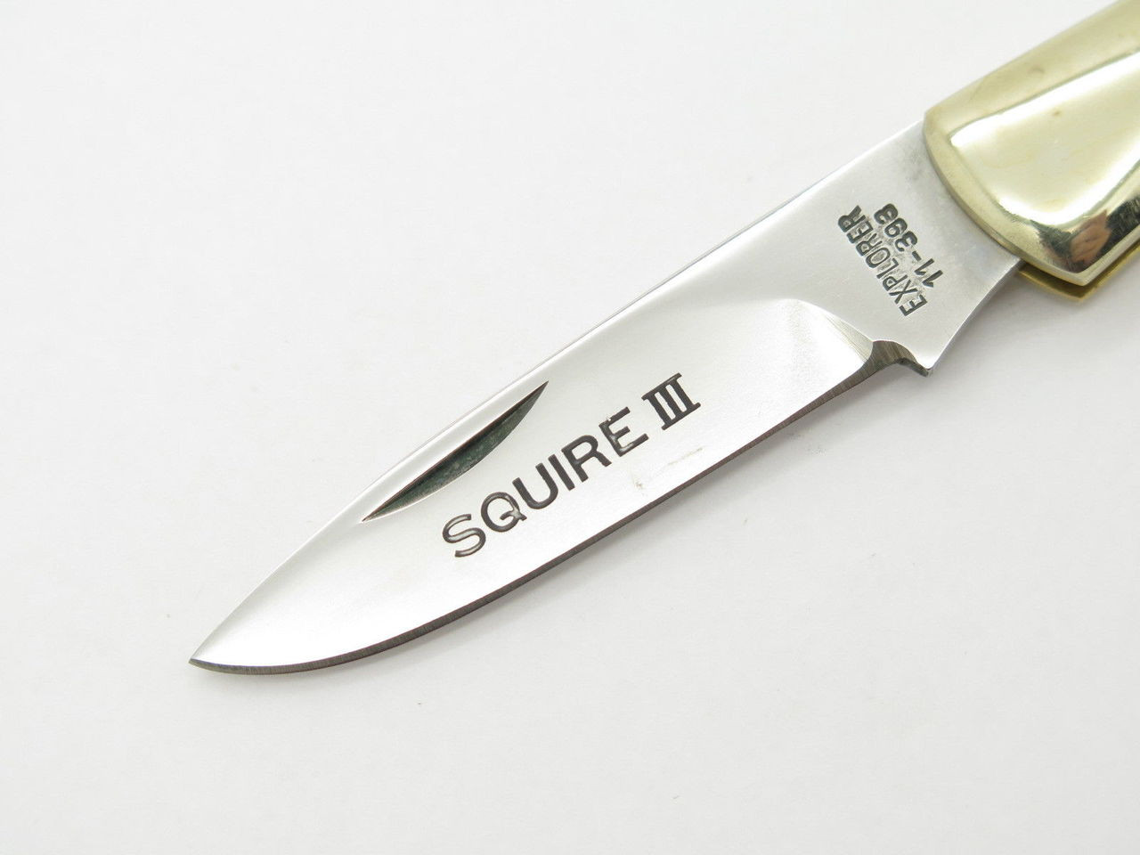 Gutmann Explorer 11-393 Seki Japan Squire III Micarta Pocket Knife Gutmann Explorer 11-393 Seki Japan Squire III Micarta Pocket Knife