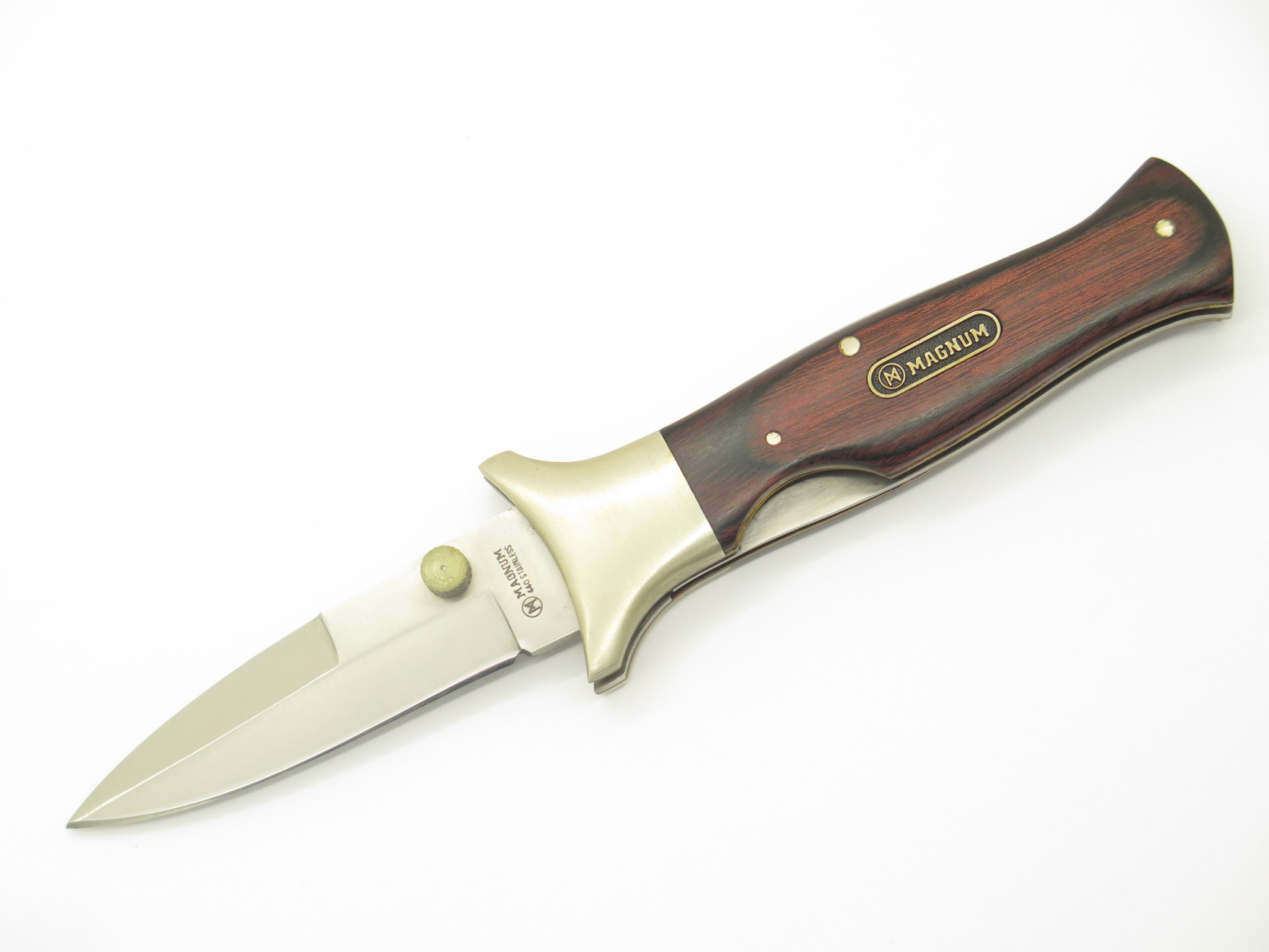 Vtg Boker Magnum Seki Japan Folding Boot Linerlock Hunter Pocket