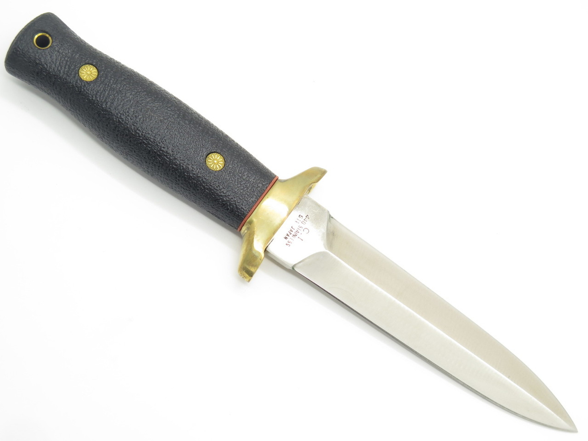 Vtg Compass C.I. 511 Fukuta Seki Japan Fixed Blade Dagger
