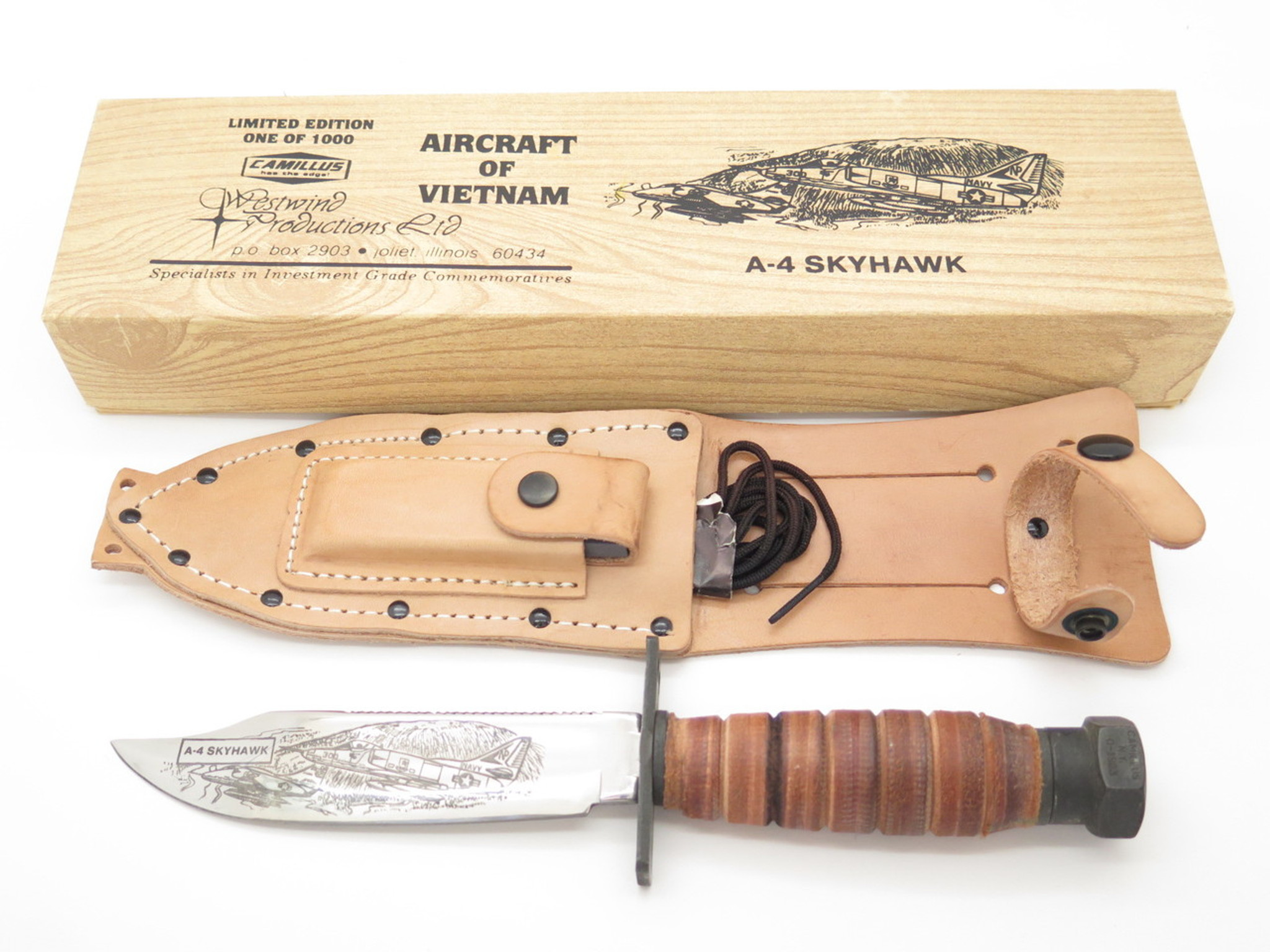 CAMILLUS YACHTSMAN ナイフ Vintage U.S. Camillus Pilot Survival Knife with Sharpening