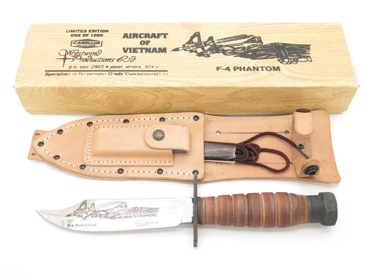 Vtg 1984 Westwind Production Camillus F-4 Phantom Vietnam Pilot