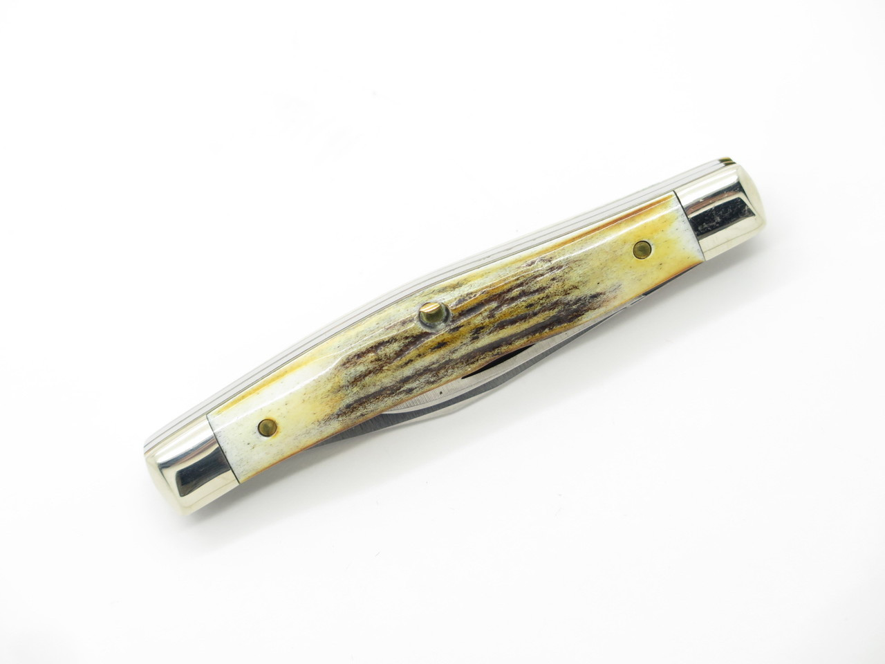 Vtg 1980 Case XX 5244 75th Anniversary Small Stag Folding Pocket