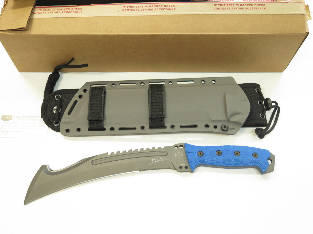 CJ Buck Signature 808 Talon FMC 5160 Fixed Blade Survival Tactical