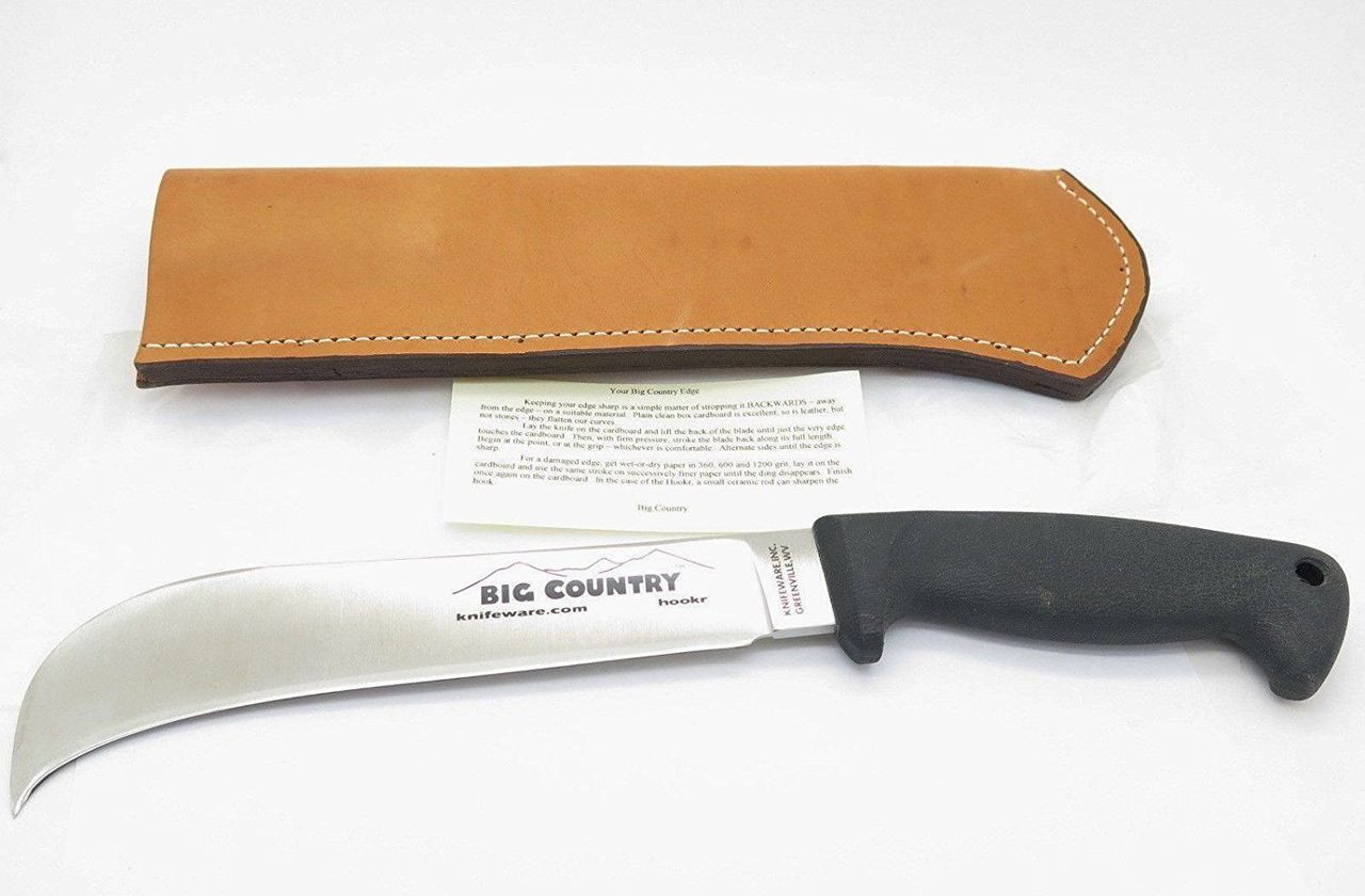 Knifeware Hookr AUS-8 Seki Japan Hook Blade Fixed Camp Machete